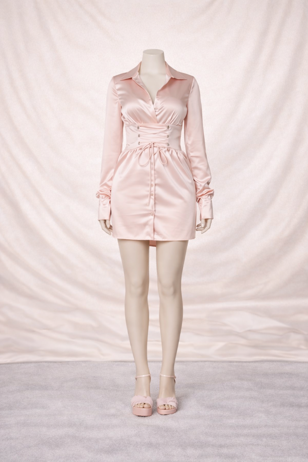 Vanity Blush Dress with Corset