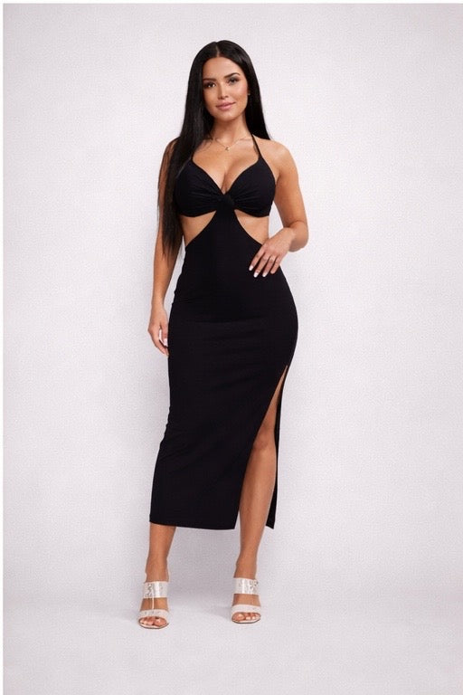 Cut it Out Midi Dress